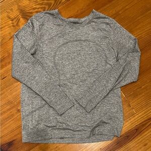 Lululemon Swiftly Relaxed Long Sleeve Gray Shirt